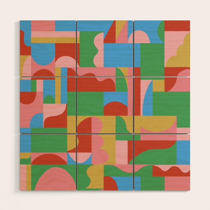 Joy mosaic Wood Wall Art Gallery Image 1