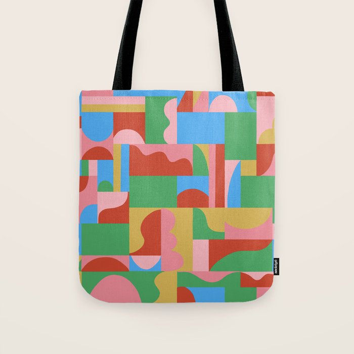 Joy mosaic Tote Bag Gallery Image 1