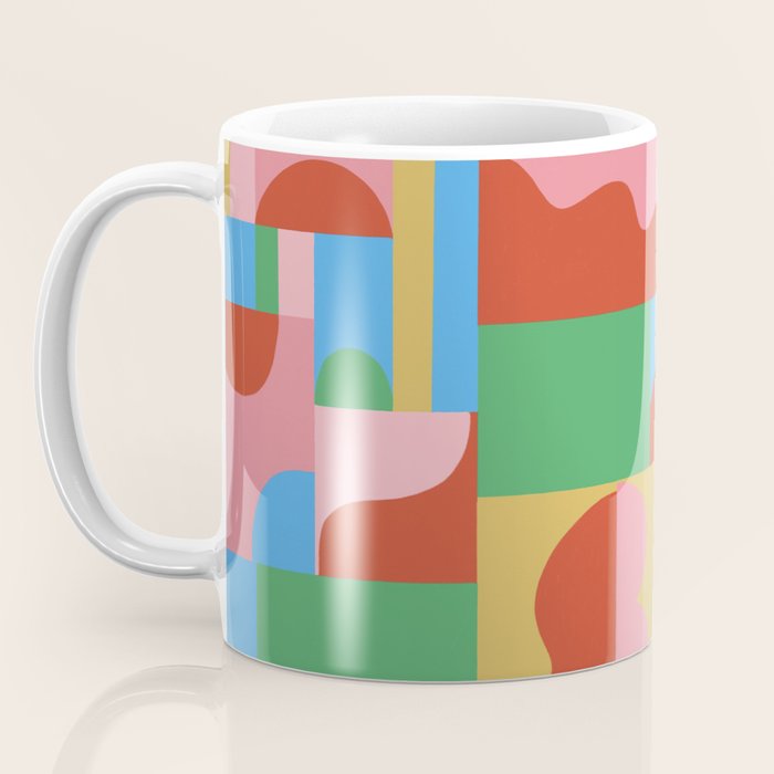 Joy mosaic Coffee Mug Gallery Image 3