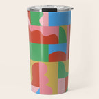 Joy mosaic Travel Mug Gallery Image 1