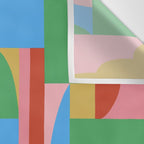 Joy mosaic Wall Tapestry Gallery Image 3