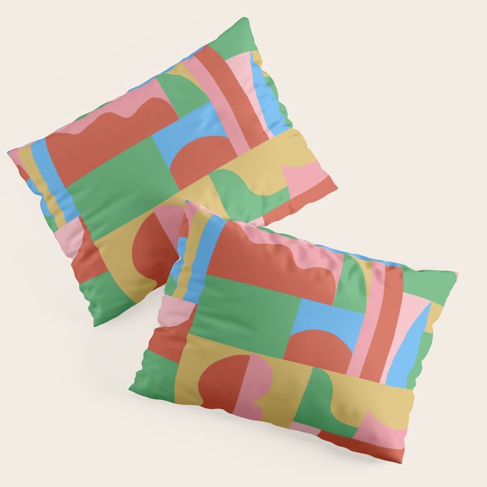 Joy mosaic Pillow Sham Gallery Image 3