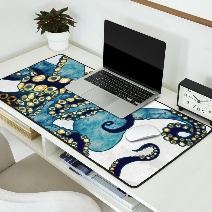 Metallic Octopus VI Desk Mat Gallery Image 2