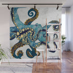Metallic Octopus VI Wall Mural Gallery Image 1