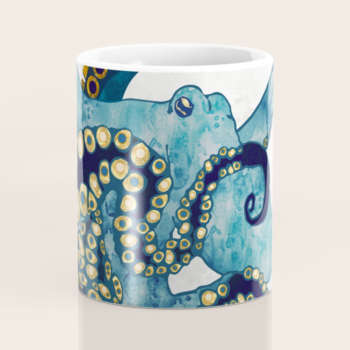 Metallic Octopus VI Coffee Mug Gallery Image 4