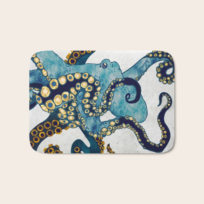 Metallic Octopus VI Bath Mat Gallery Image 1