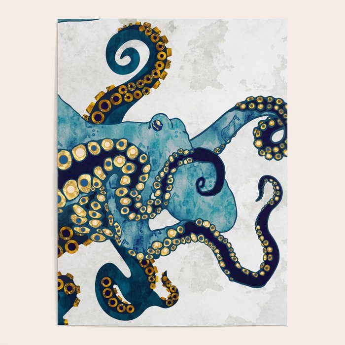 Metallic Octopus VI Poster Gallery Image 4