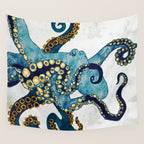 Metallic Octopus VI Wall Tapestry Gallery Image 4