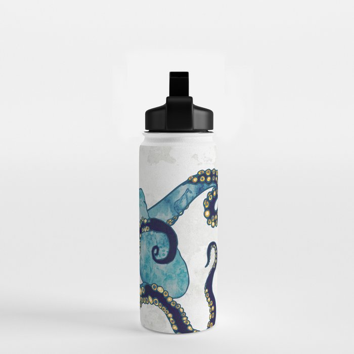 Metallic Octopus VI Water Bottle Gallery Image 2