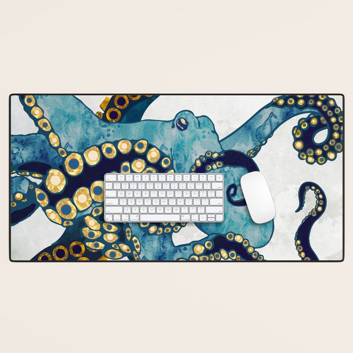 Metallic Octopus VI Desk Mat Gallery Image 1