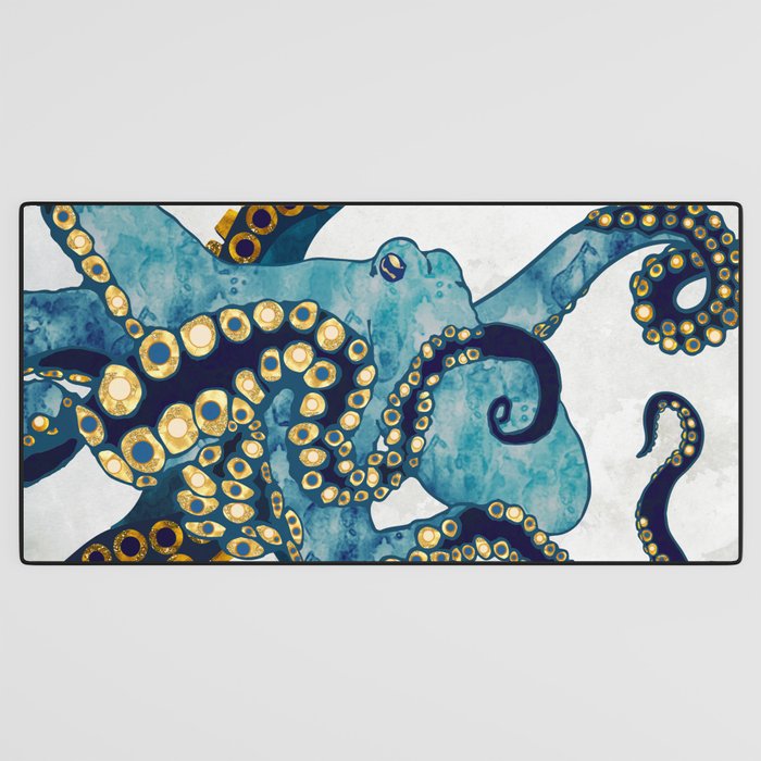 Metallic Octopus VI Desk Mat Gallery Image 3