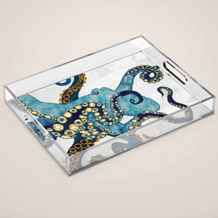 Metallic Octopus VI Acrylic Tray Gallery Image 1