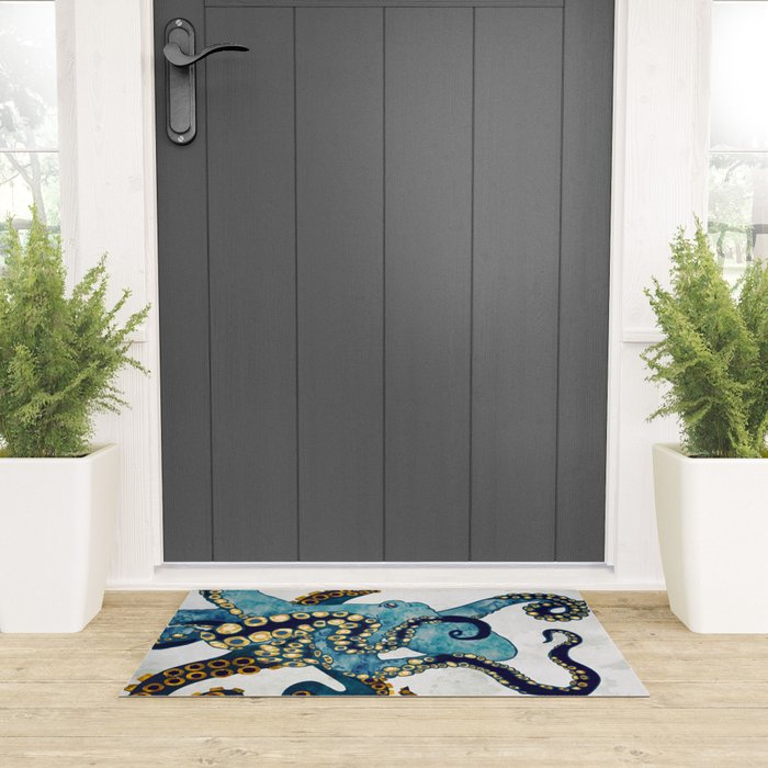 Metallic Octopus VI Welcome Mat Gallery Image 3