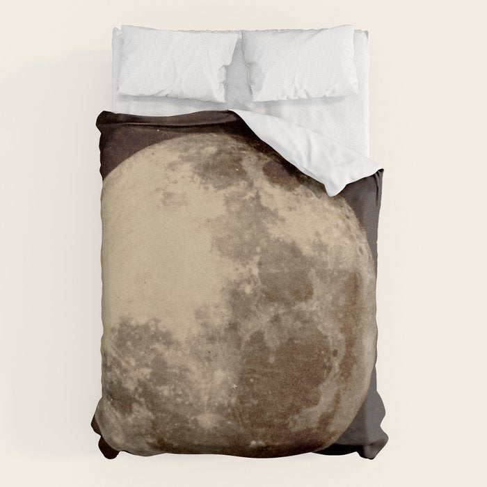 Antique Photo Of The Moon Duvet Cover Gallery Image 6