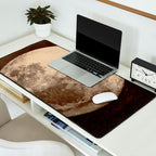 Antique Photo Of The Moon Desk Mat Gallery Image 2