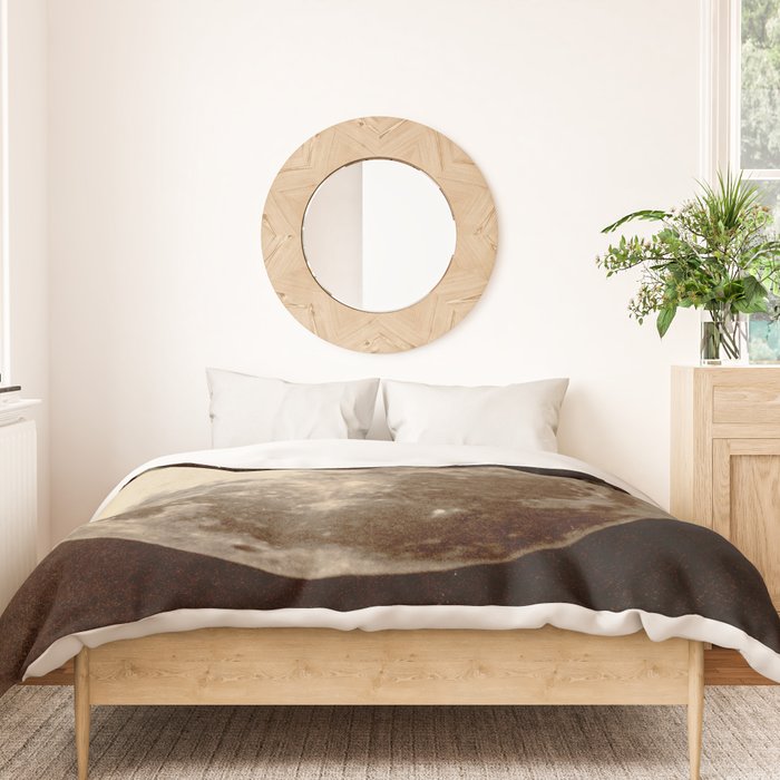 Antique Photo Of The Moon Duvet Cover Gallery Image 3