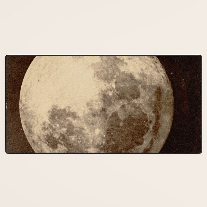Antique Photo Of The Moon Desk Mat Gallery Image 3