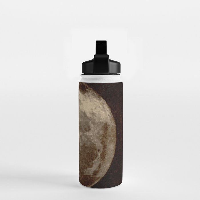 Antique Photo Of The Moon Water Bottle Gallery Image 2