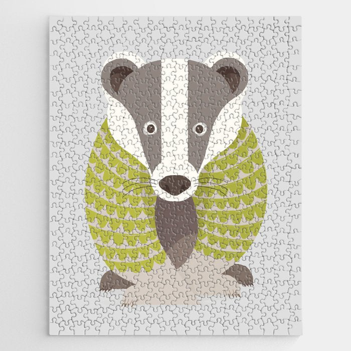 Whimsical Badger Jigsaw Puzzle Gallery Image 1