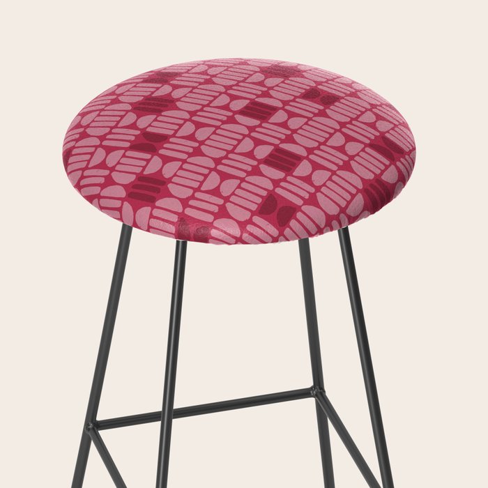 Boho Minimalism . Viva Magenta Stool Gallery Image 2