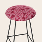 Boho Minimalism . Viva Magenta Stool Gallery Image 2