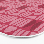 Boho Minimalism . Viva Magenta Bath Mat Gallery Image 3