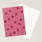 Boho Minimalism . Viva Magenta Stationery Card Gallery Image 2