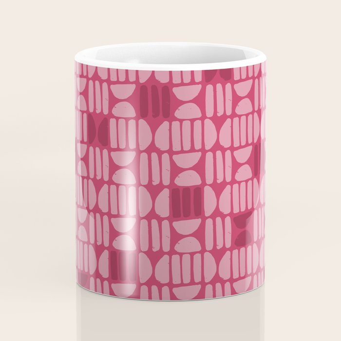 Boho Minimalism . Viva Magenta Coffee Mug Gallery Image 4