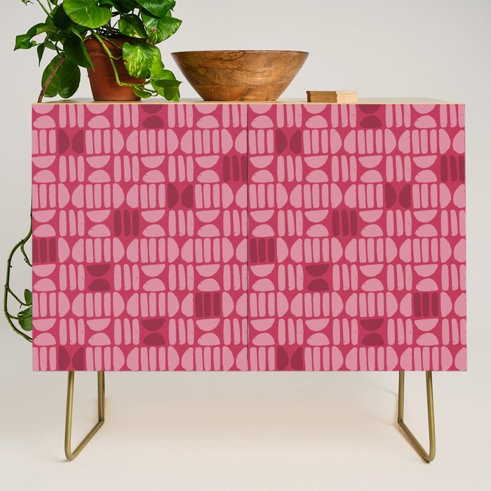 Boho Minimalism . Viva Magenta Credenza Gallery Image 1