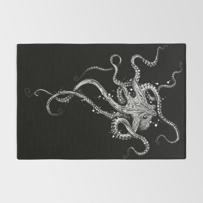 Octopus (black) Rug Gallery Image 2