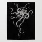 Octopus (black) Poster Gallery Image 4
