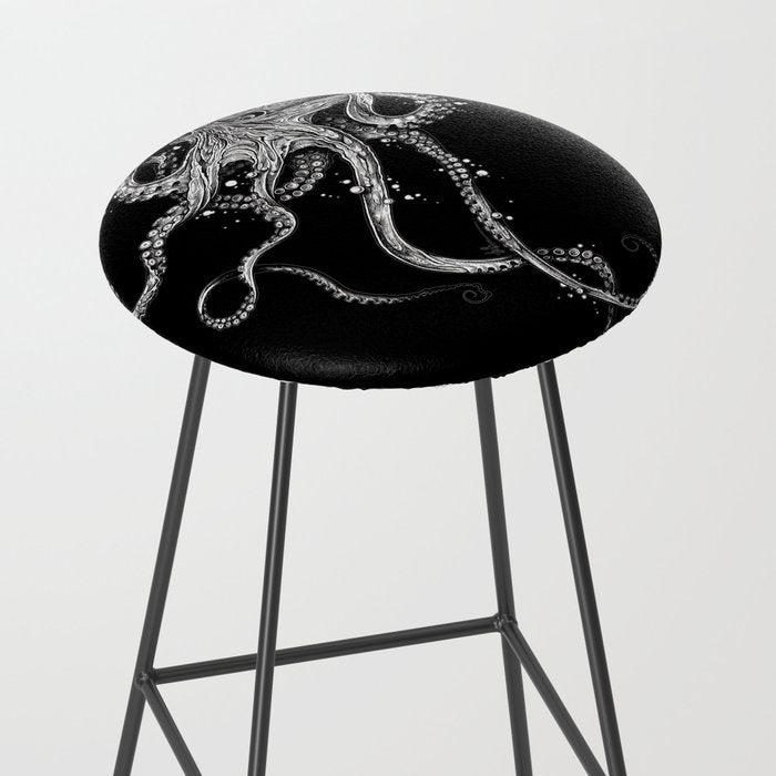 Octopus (black) Stool Gallery Image 2