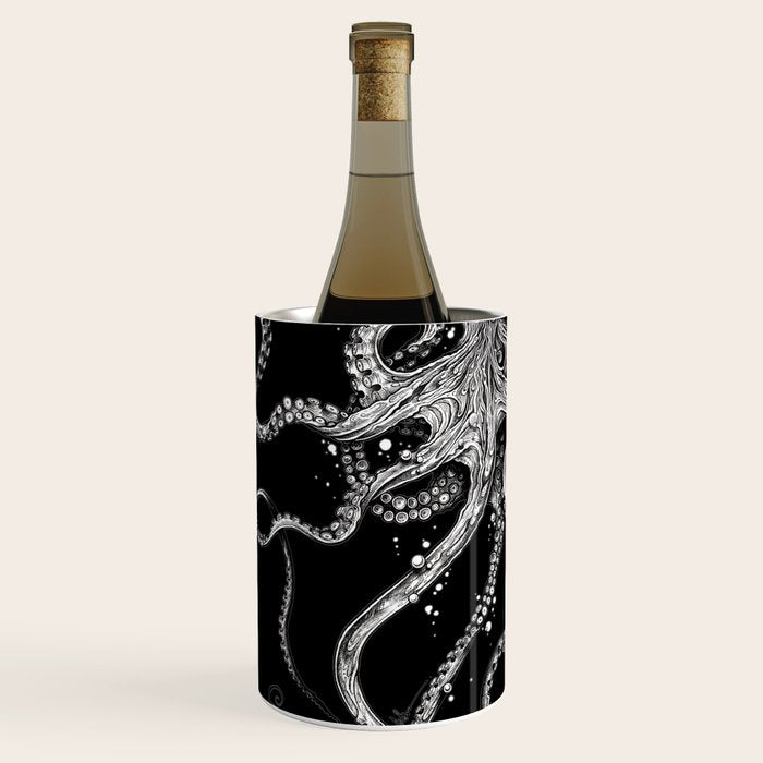 Octopus (black) Wine Chiller Gallery Image 2