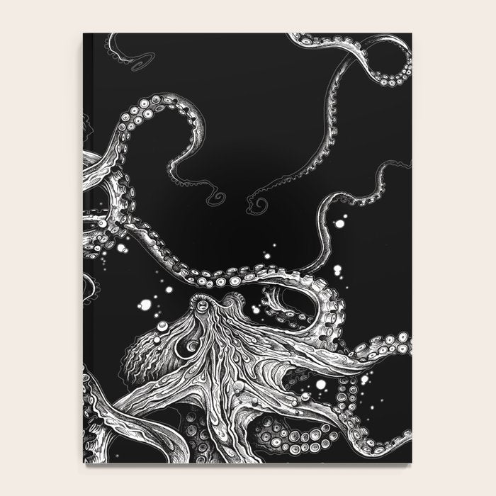 Octopus (black) Notebook Gallery Image 4