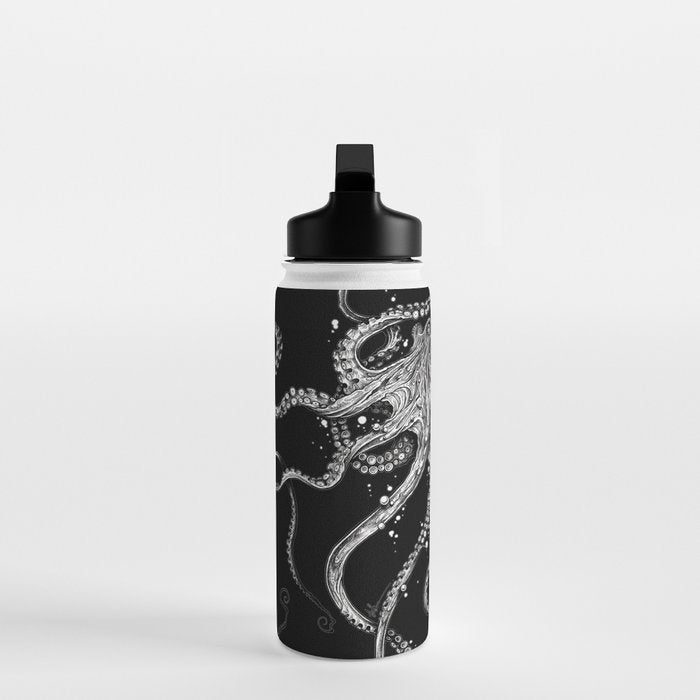 Octopus (black) Water Bottle Gallery Image 3