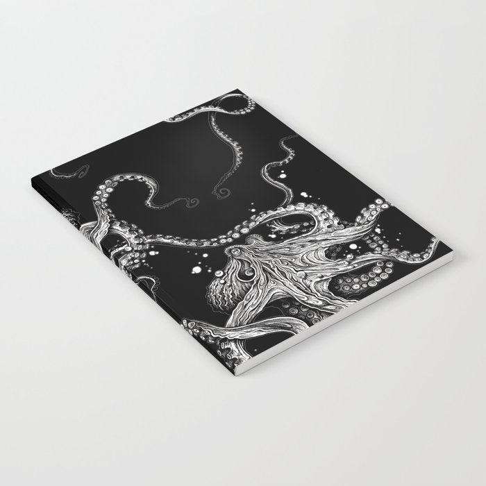 Octopus (black) Notebook Gallery Image 2