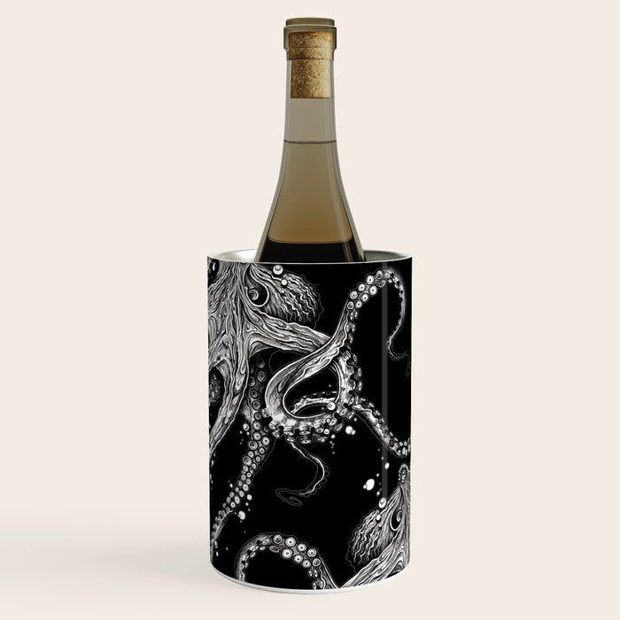 Octopus (black) Wine Chiller Gallery Image 1
