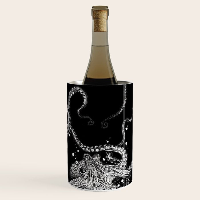 Octopus (black) Wine Chiller Gallery Image 3