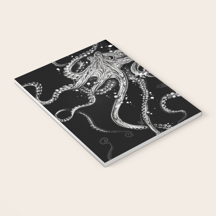 Octopus (black) Notebook Gallery Image 3