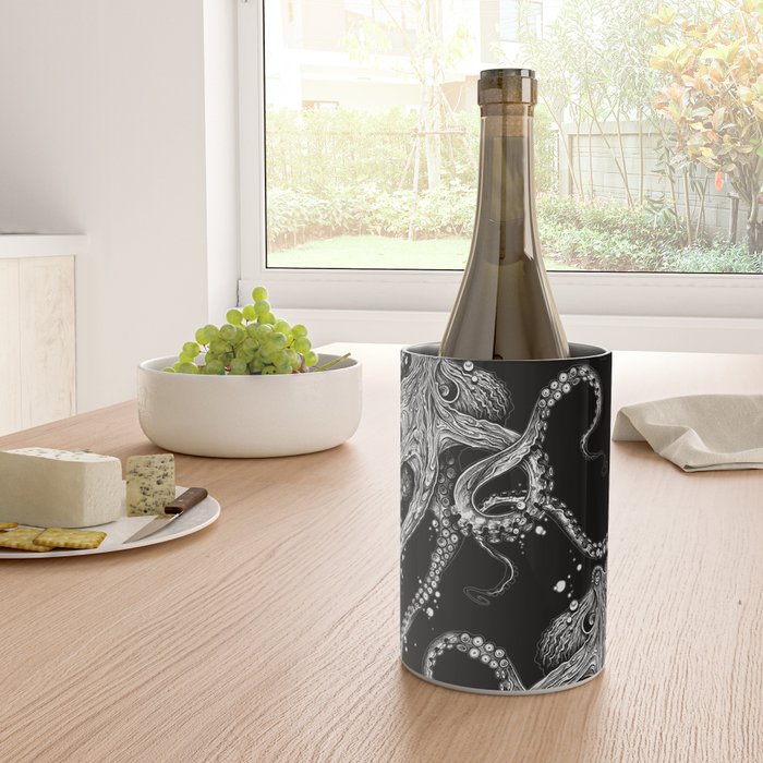 Octopus (black) Wine Chiller Gallery Image 4