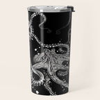 Octopus (black) Travel Mug Gallery Image 2
