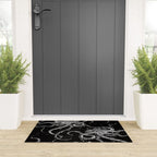 Octopus (black) Welcome Mat Gallery Image 3
