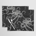 Octopus (black) Placemat Gallery Image 1