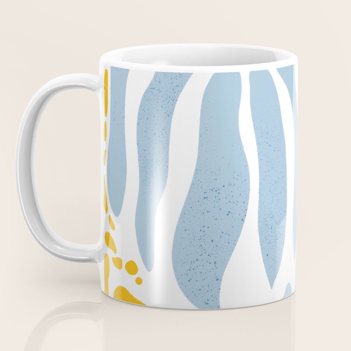 Light Blue flowers  Coffee Mug Gallery Image 3
