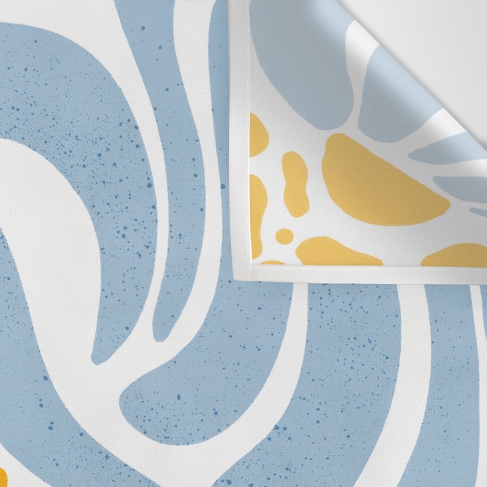 Light Blue flowers  Wall Tapestry Gallery Image 3