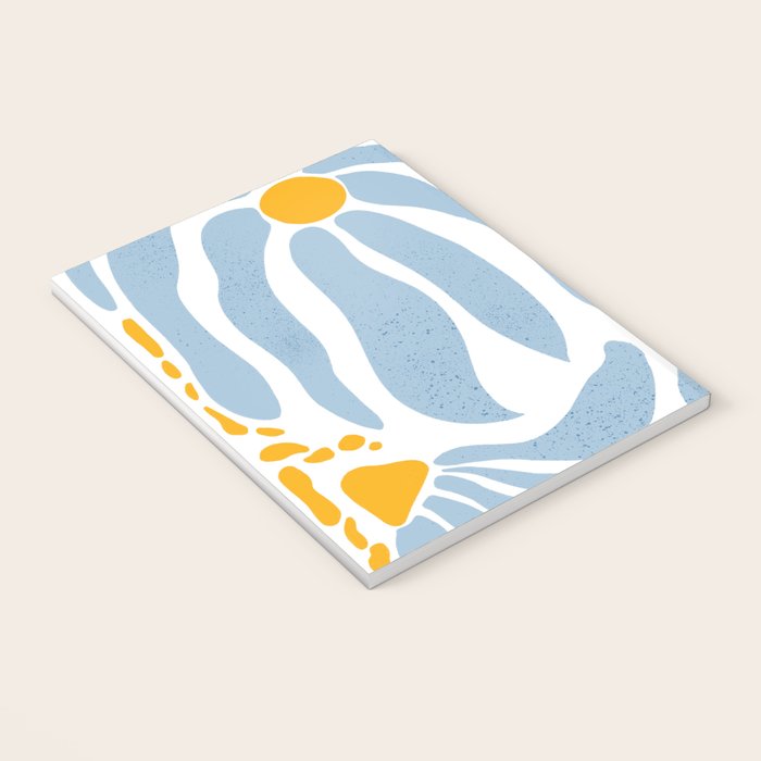 Light Blue flowers  Notebook Gallery Image 3