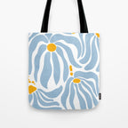 Light Blue flowers  Tote Bag Gallery Image 1