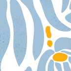 Light Blue flowers  Coffee Mug Gallery Image 2
