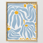 Light Blue flowers  Serving Tray Gallery Image 1
