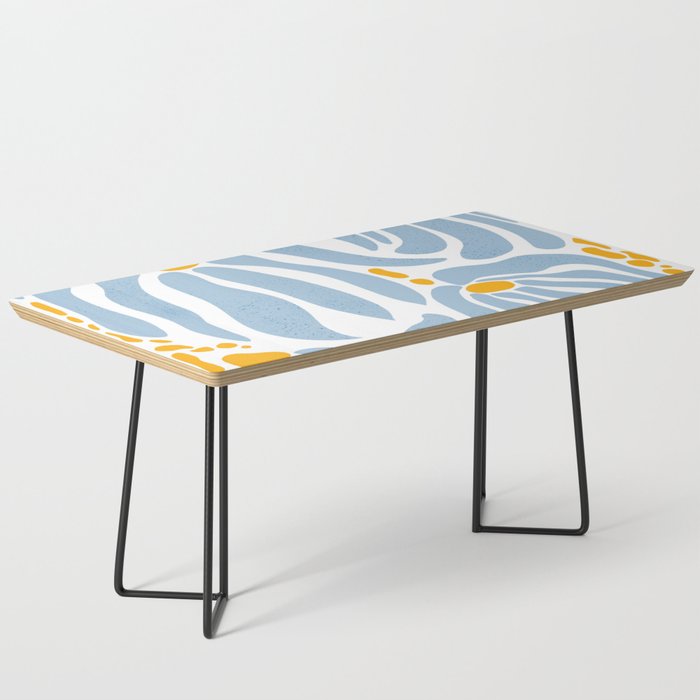 Light Blue flowers  Coffee Table Gallery Image 1
